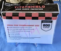 200 Sleeves TITANSHIELD (Exact Fit) CARD PROTECTION SLEEVES Best for TCG cards - Image 1