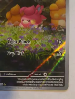 Pokemon Pawmi TCG Illustration Rare Card 226/091 Paldean Fates Full Art Holo NM - Image 3