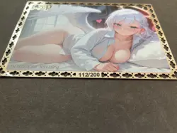 Goddess Story Gold METAL Card - Serial Number #112/200! Anime Girl Demon *READ* - Image 4