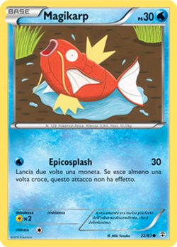 Pokemon Carta Magikarp 22/83 Comune in Italiano Usata Card ? - Image 1