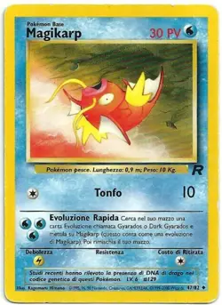 Pokemon Carta Magikarp 47/82 Non Comune in Italiano Usata Card ? - Image 1