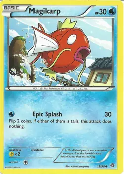 Pokemon Carta Magikarp 19/98 Comune in Inglese Usata Card ? - Image 1