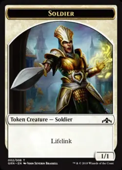 Token - Soldier X4 (Guilds of Ravnica (2018)) MTG (NM) *CCGHouse* Magic - Image 1