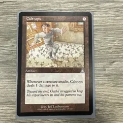 1x Caltrops Urza's Destiny MTG Magic the Gathering Uncommon Artifact (C) - Image 1