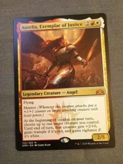Aurelia, Exemplar of Justice Guilds of Ravnica Regular NM Mythic 153/259 - Image 1