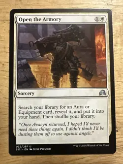 Open the Armory Shadows over Innistrad Magic The Gathering MTG Card - Image 1