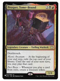 MTG Prosper, Tome-Bound The List Mystery Booster 2 (MB2) Mythic #002 Unplayed - Image 1