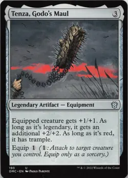 Tenza, Godo's Maul U Commander: Dominaria United 193 LP-NM - Image 1