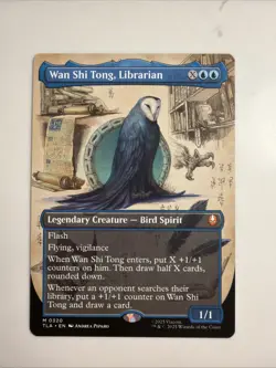 Wan Shi Tong Librarian Borderless Regular Avatar Pack Fresh MTG MINT 320 - Image 1