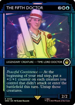 Foil The Fifth Doctor (Showcase) [Universes Beyond: Doctor Who] MTG - Image 1