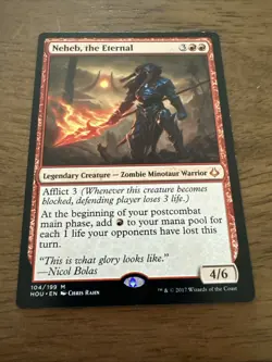 MTG English Neheb, the Eternal NM Normal Hour of Devastation - Image 1