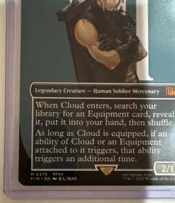 Cloud, Midgar Mercenary (Borderless) Final Fantasy Regular #0375 MTG - Image 3