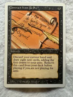 MTG - Contract from Below #97/306 - Revised Edition - NM/LP - Rare - Reg - EN - Image 1