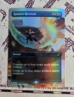 MTG Foil Katara's Reversal Borderless Avatar Last Airbender NM - Image 1