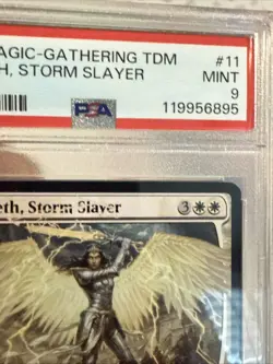 2025 MTG TARKIR: DRAGONSTORM FOIL #11 ELSPETH, STORM SLAYER PSA 9 - Image 4