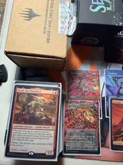 MTG Heads I Win, Tails You Lose EDH Deck Unsealed, Sleeved w/ Box and Coin - Image 4
