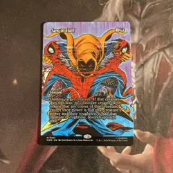MtG Saw In Half - NM Borderless - Spider-Man Eternal Legal - Image 1