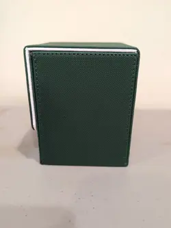 Pokemon Christmas Bulbasaur Green Leatherette Card Deck Box Magnetic Closure - Image 2