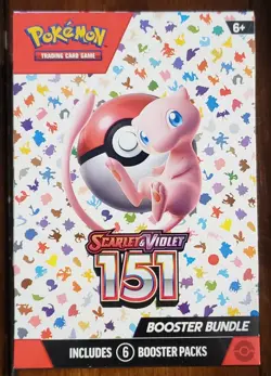 Pokemon TCG Scarlet and Violet 151 Booster Bundle 6 Packs Set SEALED - Image 1
