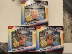 Lot Of 3 Pokemon S&V Prismatic Evolutions Poster Collection New/Sealed Free Ship - Image 1
