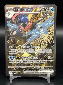 Pokemon TCG Greninja EX SVP 132 Shrouded Fable Black Star Promo Illustration NM - Image 1