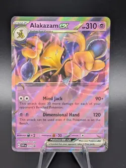 Alakazam ex (Error No Star Pattern) Pokemon BLACK STAR Promo #050 Holo - Image 1