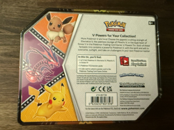 Pokemon TCG V Powers Tin Eternatus V 5 Booster Packs Factory Sealed - Image 2