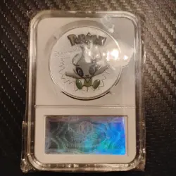 Pokemon Slabbed Coin By WORTH COLLECTION. Beautiful Collectible - Image 1