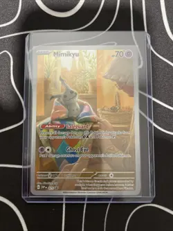Mimikyu - SVP075 - Illustration Rare - Pokemon Black Star Promo - NM - Image 2