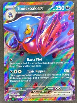 Pokemon Toxicroak ex 131/198 SVI Scarlet & Violet NM - Image 1