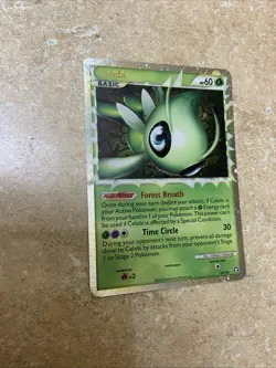 Pokemon Celebi Prime 92/102 HGSS Triumphant Holo Rare Card (EXCELLENT - LP) - Image 3