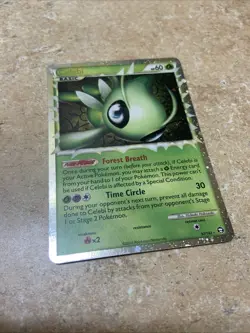 Pokemon Celebi Prime 92/102 HGSS Triumphant Holo Rare Card (EXCELLENT - LP) - Image 4