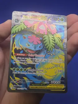 Pokemon ME01: Mega Evolution Mega Venusaur ex 155/132 Full Art Ultra Rare NM - Image 2