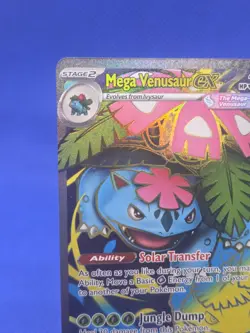 Pokemon ME01: Mega Evolution Mega Venusaur ex 155/132 Full Art Ultra Rare NM - Image 3