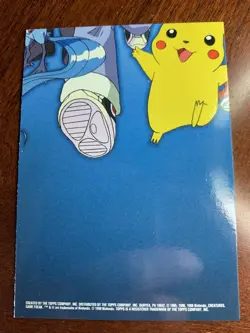 1999 Topps Pokemon TV #TV12 Ekans/Arbok Rainbow Foil Sandpaper finish B - Image 2