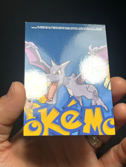 Topps Pokemon black logo rainbow foil sandpaper TV6 Geodude #74 LP - Image 5