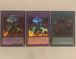 Yugioh Destruction Dragon LCKC-EN108 Secret Rare NM + more - Image 1