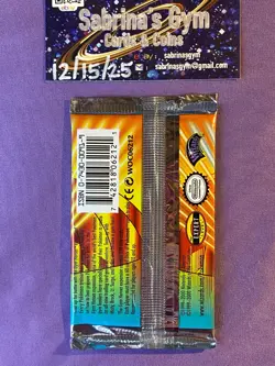 1st Edition Lt. Surge Gym Heroes Pokemon Card Booster Pack (New Sealed) - Image 2