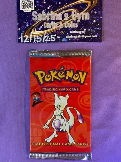 Mewtwo Base Set 2 Pokemon Card Booster Pack (New Sealed) - Image 1