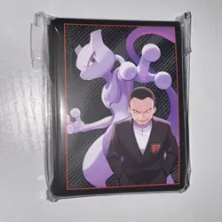 Pokemon TCG Destined Rivals Mewtwo and Giovanni Card Sleeves 65 Count - Image 1