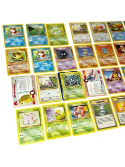Vintage Pokemon Card Lot (1999-2002) - WOTC Era Approximately 90 Cards - Image 3