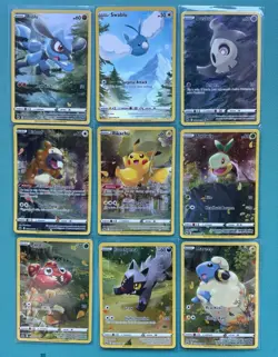 Crown Zenith Galarian Gallery 9 Card Set - Pikachu GG30 GG26-GG34 Pokemon Cards - Image 1