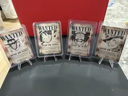 Luffy Ace Sabo Roger OP13 SEC SP Wanted Set Carrying on His Will One Piece Card - Image 1