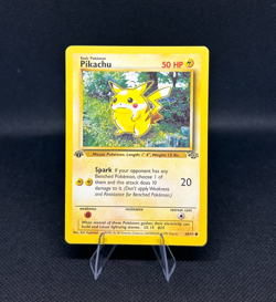 Pikachu Pokemon 1999 Jungle #60/64 1st Edition Common WOTC Vintage Card - Image 1