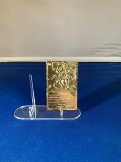 23k Gold Plated Nintendo Pokemon Mewtwo Trading Card - Image 3