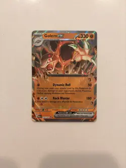 Golem EX 76/165 Holo Ultra Rare Scarlet And Violet Pokemon 151 Card - NM TCG - Image 1