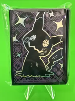 Pokemon TCG Mimikyu Paldean Fates 65ct Card Sleeves Sealed!!! - Image 1