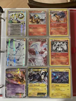 Pokemon TCG binder sleeve lot rare ex cards and vintage rare cards included - Image 1