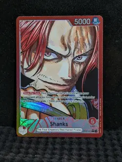 Shanks ALT ART (OP09-001 L) One Piece Card Game English - Image 1
