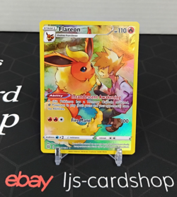 Flareon Brilliant Stars TG01/TG30 Illustration Rare NM Pokemon Card TK - Image 1